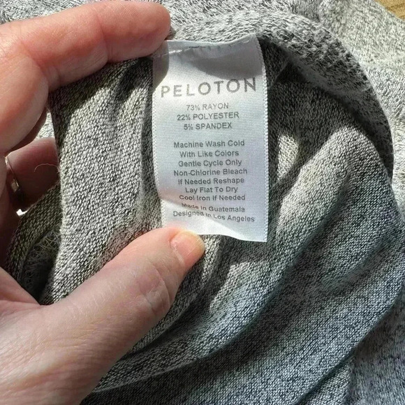 PELOTON Hacci Together We Go Far Gray
Long Sleeved Slouchy Shirt Size Small - Picture 7 of 8